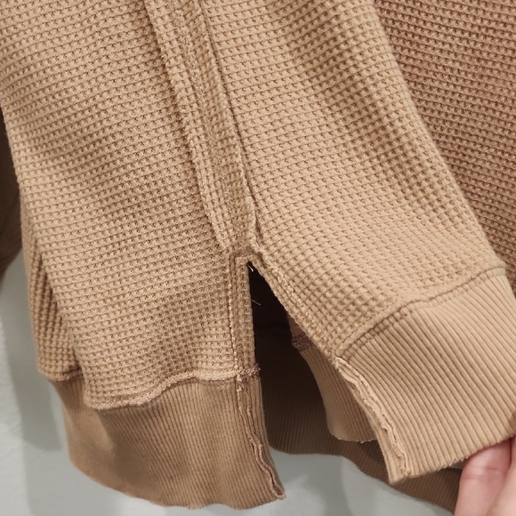 American Eagle Outfitters Tan Crew Neck Sweater Cozy Knit - Picture 8 of 10